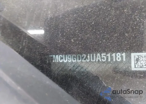 2018 Ford Escape Se из США, поврежденный, VIN 1FMCU9GD2JUA51181